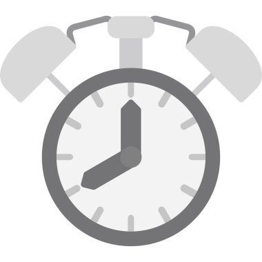 Saat simgesi vektör illüstrasyonu