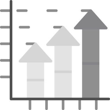 grafik grafik diyagramı simgesi doldurulmuş dış hat biçimi