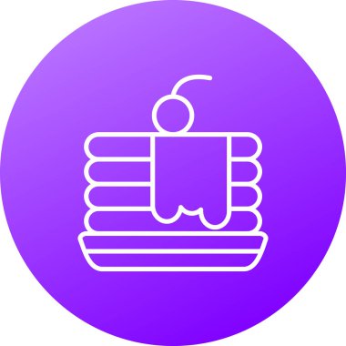 Bir besin simgesinin vektör illüstrasyonu