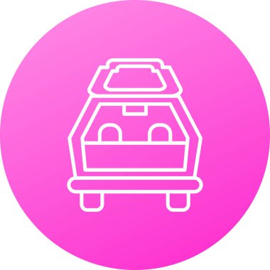 araba simgesi vektör illüstrasyonu