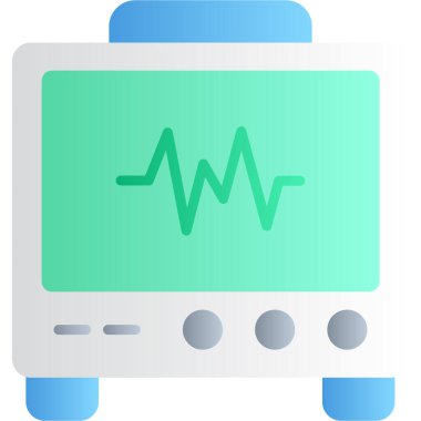 tıbbi ve bakım düz vektör simgesi