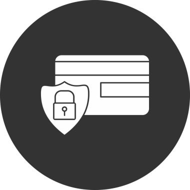 Kredi kartı simgesi, vektör illüstrasyonu