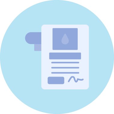 Su damlası. Basit tasarım