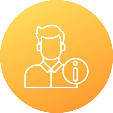 İşadamı Düz Vektör Simgesi