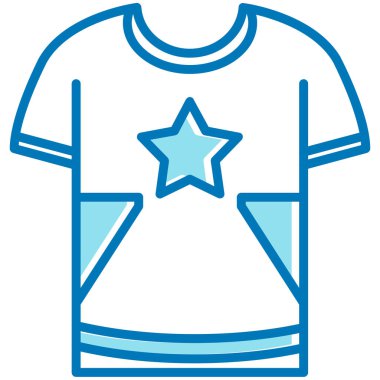 t-shirt simgesi vektör çizim grafiği