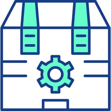 kutu teslim lojistik simgesi