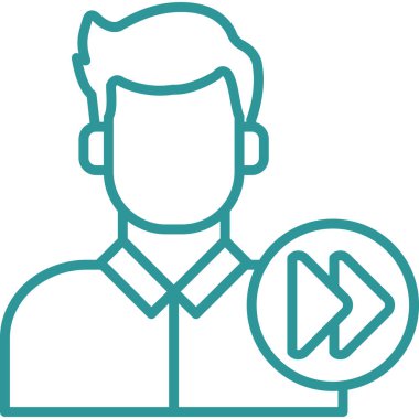 video konferans vektör simgesi modern basit tasarım illüstrasyonu