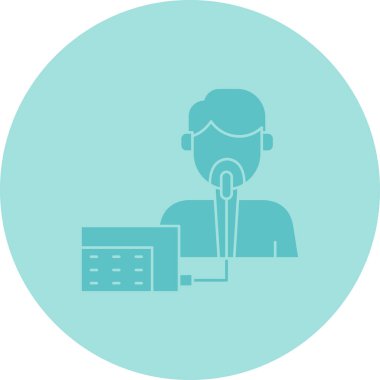 Modern simgenin vektör illüstrasyonu