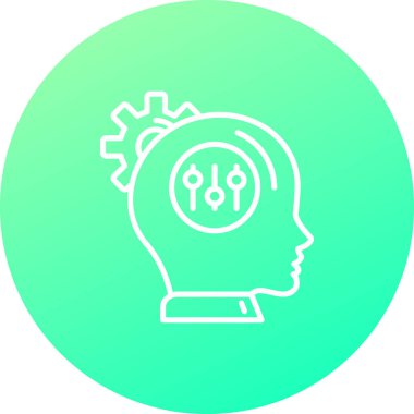 Vektör Beyin simgesi illüstrasyonu