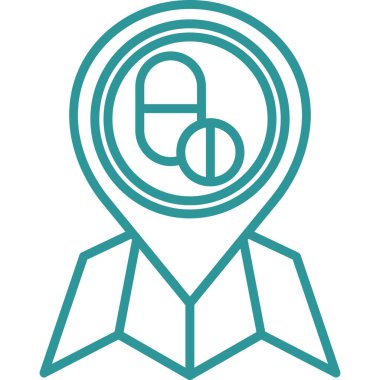 Madalya. Web simgesi basit illüstrasyon