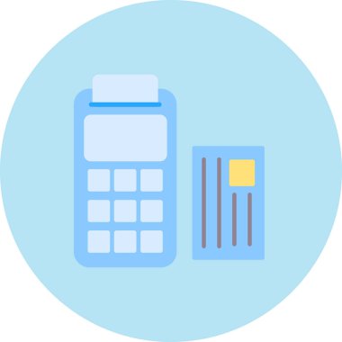 Kart. Web simgesi basit illüstrasyon