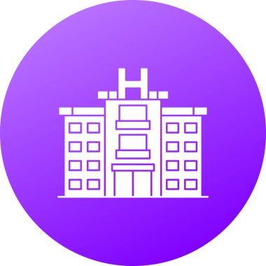 Okul simgesi, vektör illüstrasyonu