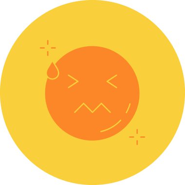 emoji. Web simgesi basit illüstrasyon