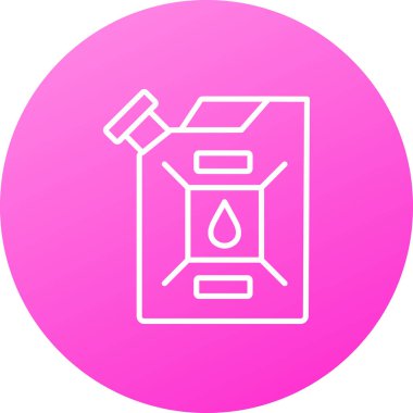 Petrol pompası simgesinin vektör illüstrasyonu