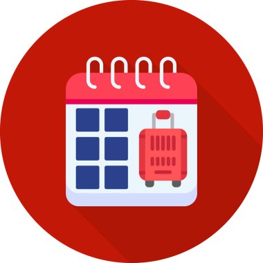 Takvim. Web simgesi basit illüstrasyon