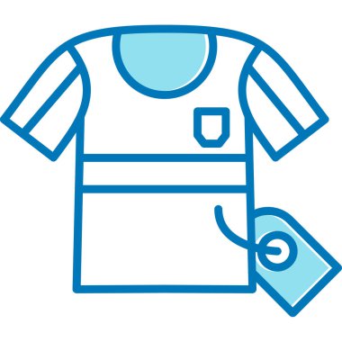 Gömlek. Web simgesi basit tasarım