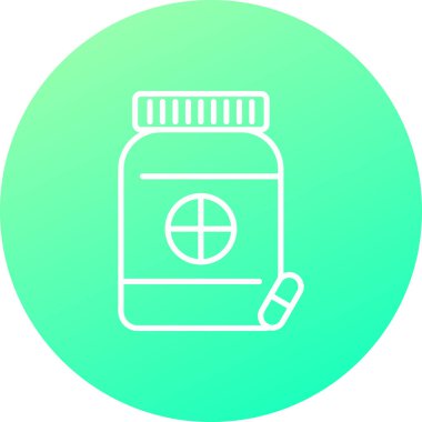 Modern b 'nin vektör illüstrasyonu uyuşturucu ikonundan yoksundur