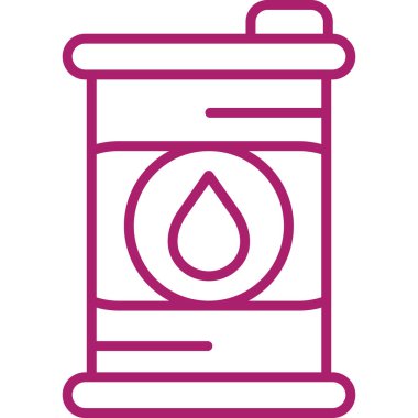 Namlu simgesi, vektör illüstrasyonu