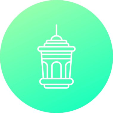 Benzersiz yapı vektörü simgesi