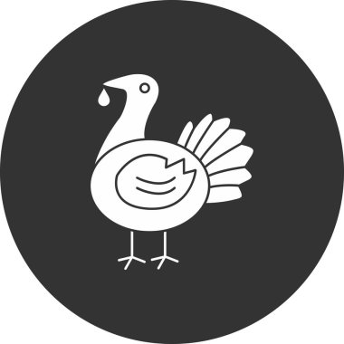 Hindi ikonu. Şükran Günü ikonu tasarımı. vektör grafiği