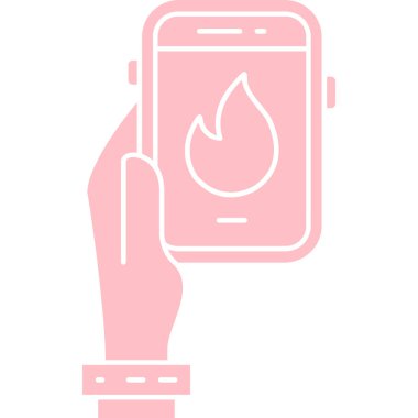 cep telefonu ikonu vektör illüstrasyonu