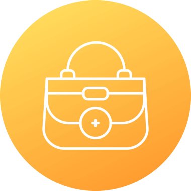 çanta modern simge vektör illüstrasyonu