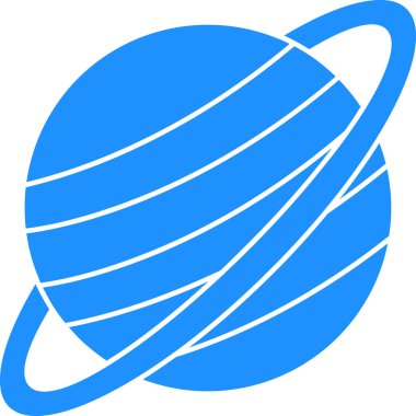 Yeryüzü gezegen simgesi Doldurulmuş dış hat biçiminde