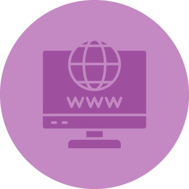 Kolayca değiştirebilen ya da düzenleyebilen web tarayıcı vektör simgesi