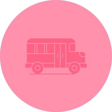 Kamyon simgesinin vektör illüstrasyonu