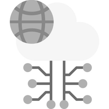 Bulut hesaplama. Web simgesi