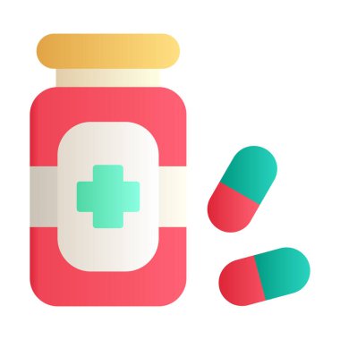 İlaç hapları, vektör illüstrasyonu.