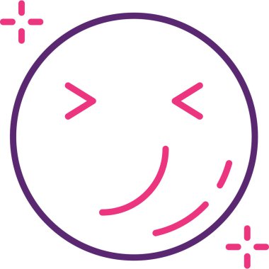 Mutlu Yüz. Basit tasarım