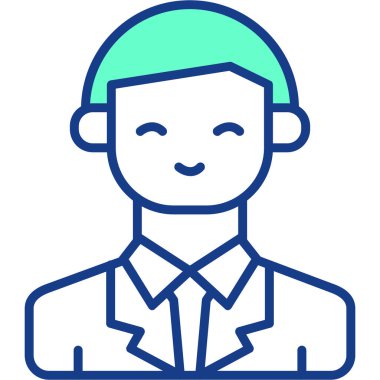 Doktor. Web simgesi basit illüstrasyon