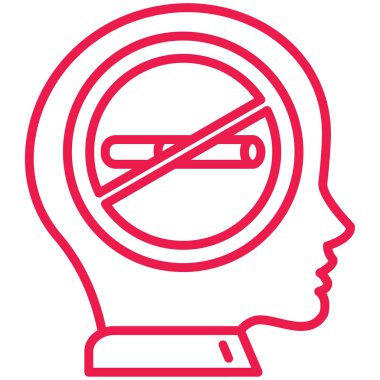 Hiçbir insan simgesinin vektör illüstrasyonu