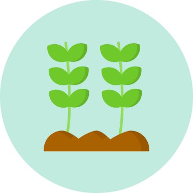 Büyüyen toprak. Basit resimleme