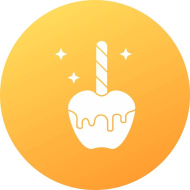 Doğum günü mum ikonu. Web için doğum günü vektörü simgelerinin özet çizimi