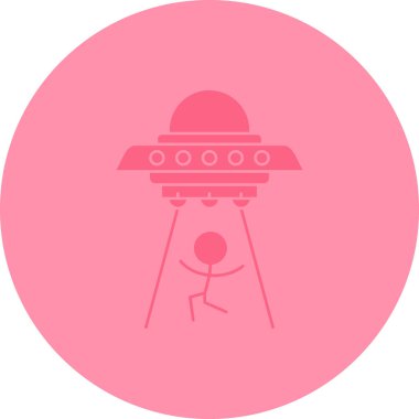 UFO simgesi vektör illüstrasyonu