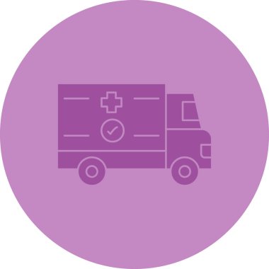 Benzersiz araba dağıtım vektör simgesi