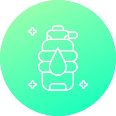 Bir sabun şişesinin vektör çizimi