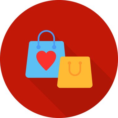 alışveriş poşeti simgesi, vektör tasarımı