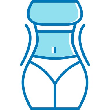 İç çamaşırı ikonu. Web için basit iç çamaşırı vektör simgeleri çizimi