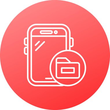 Beyaz arka planda dolar işareti simgesi olan cep telefonu hattı. Maddi ödeme sembolü. Renkli taslak konsepti. vektör illüstrasyonu