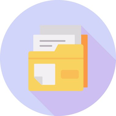 Dosya. Web simgesi basit illüstrasyon