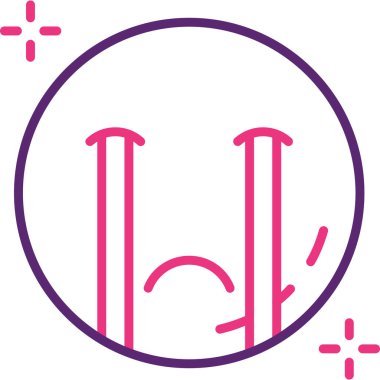 Ağlıyor. Web simgesi basit tasarım