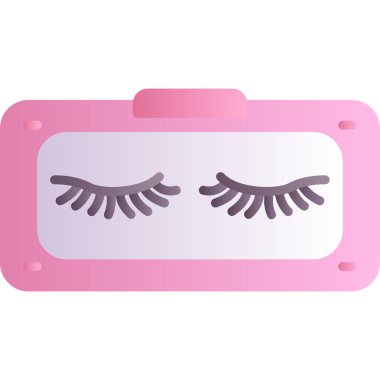 Moda tarzında izole edilmiş göz makyajı simgesi