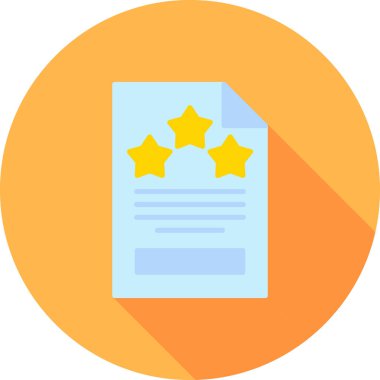 Sertifika. Web simgesi vektör illüstrasyonu