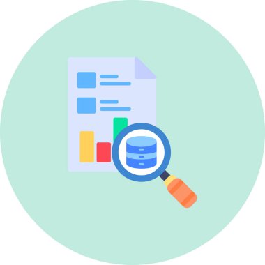 Arama veri analiz simgesi