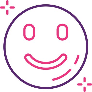 emoji. Web simgesi basit illüstrasyon