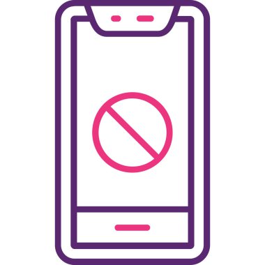 Cep telefonu. Basit simge