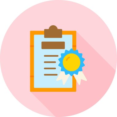 Belge. Web simgesi basit illüstrasyon